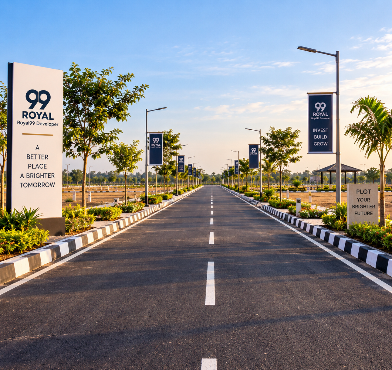 Premium planned residential plots