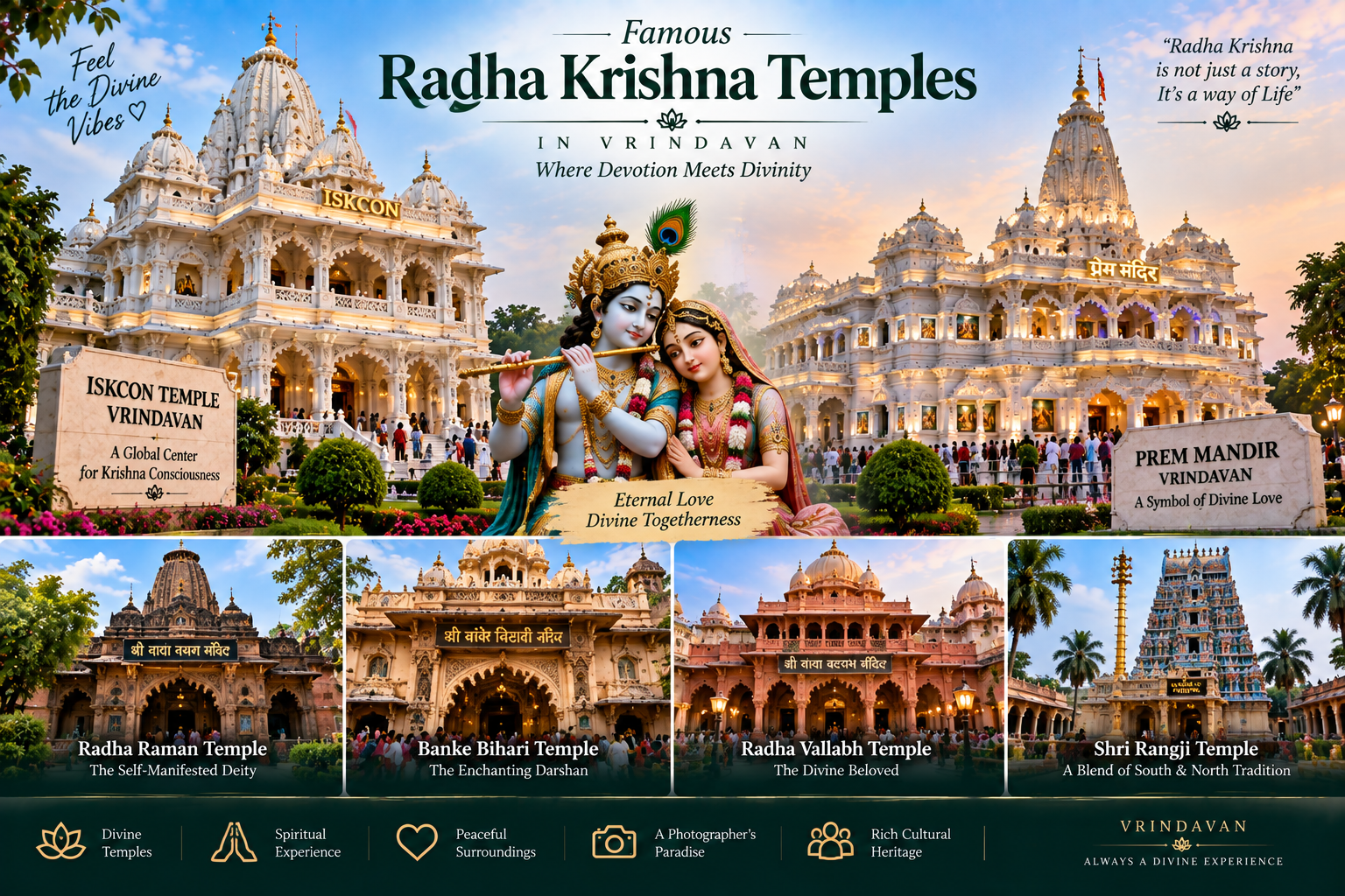 Radha Krishna Temples
